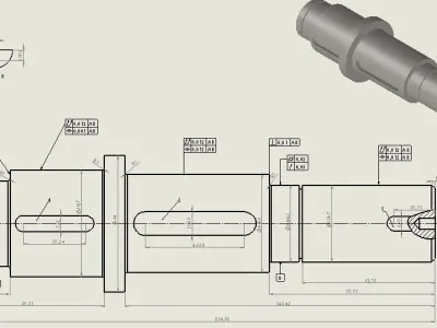 Vratilo cnc machine tool parts Free 3D model