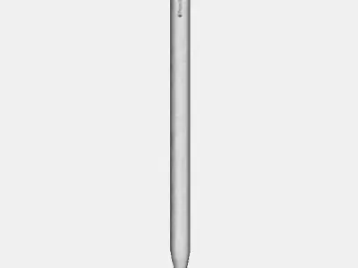 2nd generation Apple Pencil Free low-poly 3D model