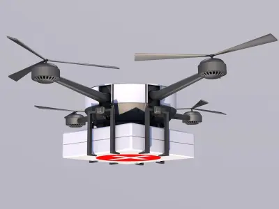 Medical Drone 3D model