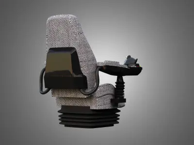 Vehicle Seat - A1 3D model