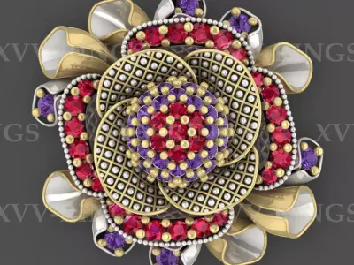 NEW TURKISH RINGS LOT XVSS-21 TO 30 3D print model