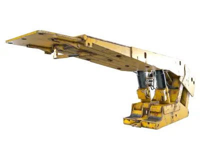 Longwall Mining Roof Support Low-poly 3D model