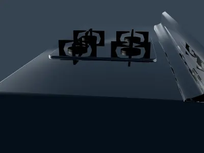 INDUSTRIAL KITCHEN COOKING UNIT 3D model purchase