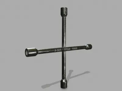  Lug Wrench 3D model