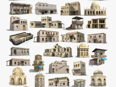 32 Arab Collection  purchase 3D model