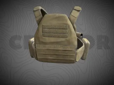  Body armor Plate 3D model