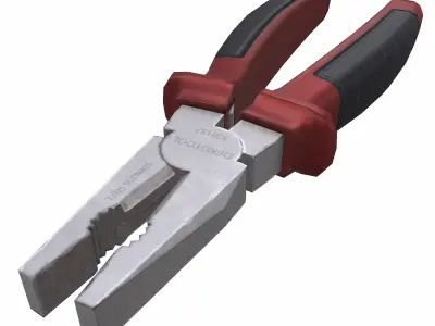 Pilash Plier Tool Low Poly Low-poly 3D model