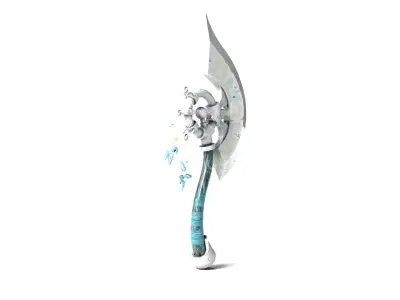 Stylized Battle Axe  3D model