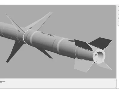 rocket 04 3D model