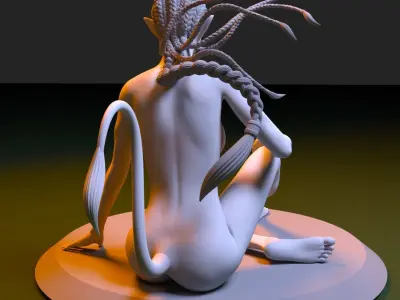 Navi Girl - Alien girl 3D print model