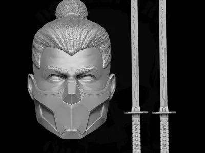 Blade 2099 Fan Art 3D Printable Files for Action Figures 3D print model