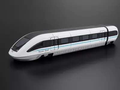 Transrapid TR08 - Maglev Train 3D print model