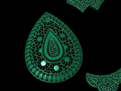 Arabic main part 5 piece 3D print model
