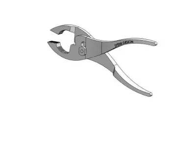 Pliers pair of 3D model