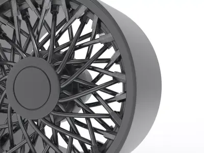 VINTAGE AR 014  WHEEL 3D PRINT MODEL  3D print model