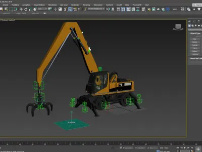 Material Handler 3D Models 3D model Rigging 3D model