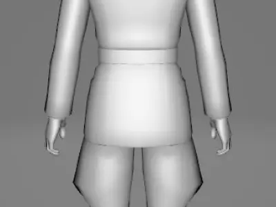 STAR WARS Grand Moff Tarkin - Low Poly Game - FBX MODEL Low-poly 3D model