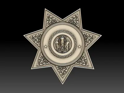 Natrona County Sheriff 3D print model