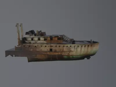 shipwreck 3D model