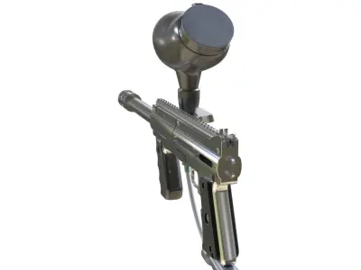 Paintball gun 3D model purchase