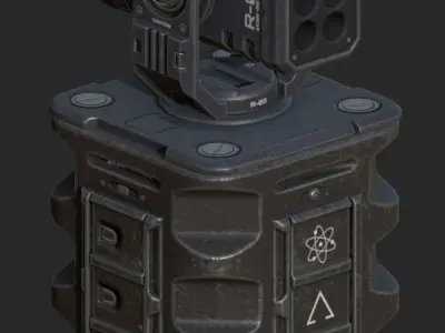 Rocket Launcher - Missile Launcher 3D model