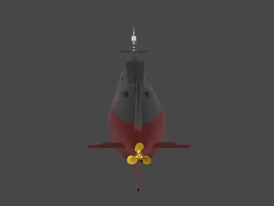 Type 096 Submarine 3D model