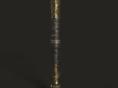 Mace 02 V2 Low-poly 3D model