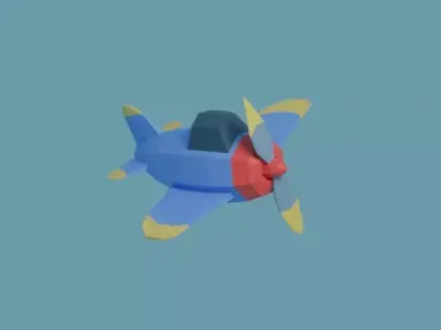 Aircraft Propeller Free low-poly 3D model