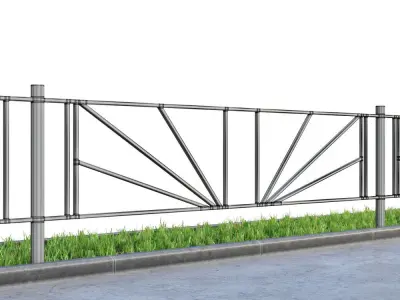 Lawn fences Part 2 3D model