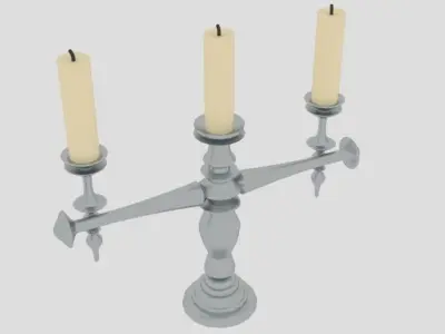 Candles 3D model