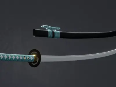 Katana - Dragonfly 3D model