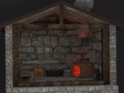 Blacksmith Forge 3D model