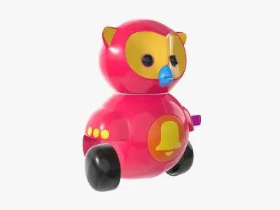 Owl toy 02 3D model