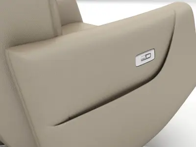 Deck chair fallow Deck chair 3D model