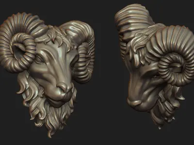Ram Pendant 2 3D print model