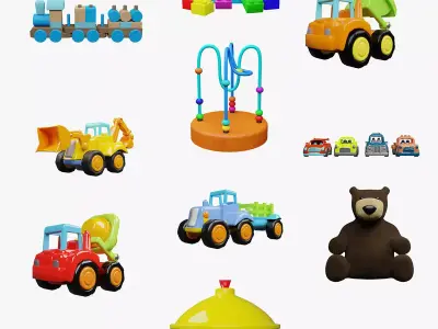Kids Toys Pack 3D model