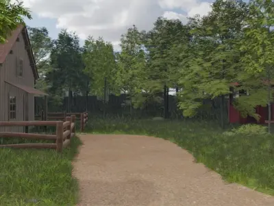 Rustic Village Layout 3D model