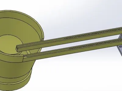 Vibrating plate feeding mechanism Free 3D model