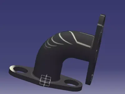 PVC Pipe connector  Free 3D model