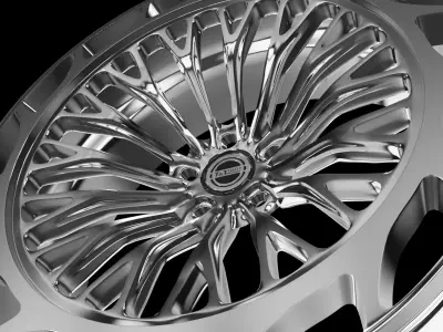 TnT forged 20-99 Custom wheel High-Poly 3D model