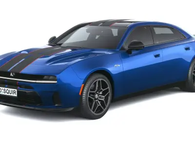 Dodge Charger Daytona RT 4-door Sixpack 2026 3D model