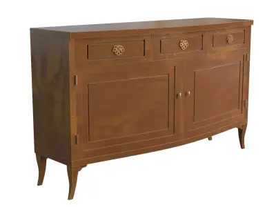 Andromeda sideboard Low-poly 3D model