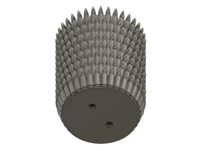 Ammo Belt Flower Pot Free 3D print model