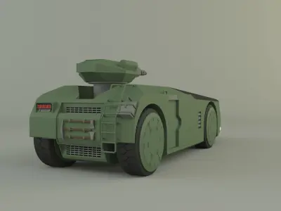 Aliens M577 APC vehicle 3D model