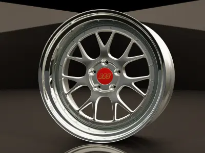 BBS wheels 3D model by JustasR3D