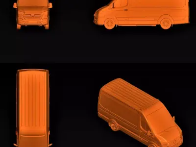 ambulance vehicle 3D print model