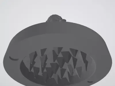 Zen Buddha Herb Grinder-2-Part Magnetic Grinder- MellowVerse 3D print model