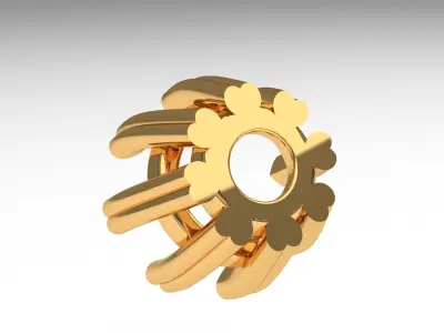 A package of solitaire ring heads engagement 8 prong printable 3D print model purchase