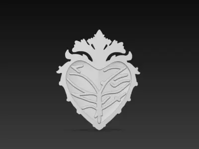 Magic heart 3D model