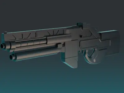 Weapons Set gun 3D model